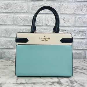 Kate Spade Staci Colorblock Poolside Medium Satchel Crossbody